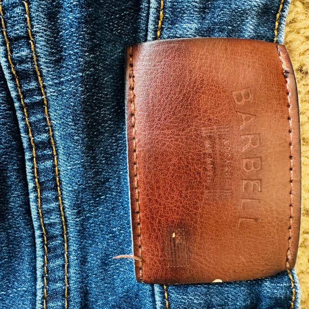 Barbell Apparel Men's Slim Straight Blue Jeans